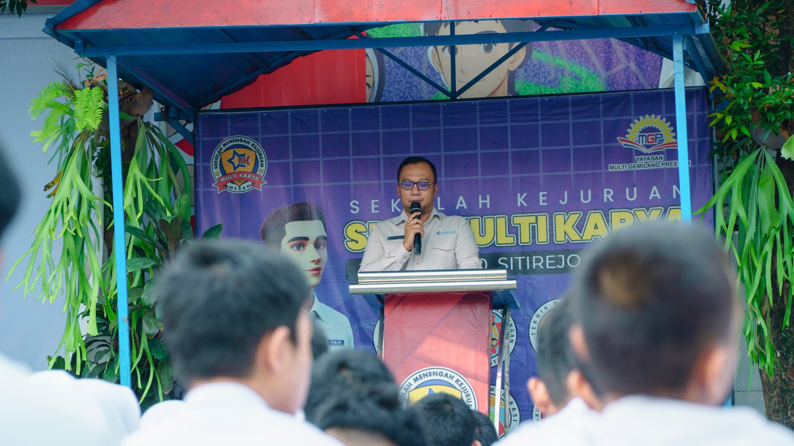 Apel Pagi SMK Multi Karya Diisi Sosialisasi KemenHAM, Siswa Dapat Edukasi Hukum dan HAM