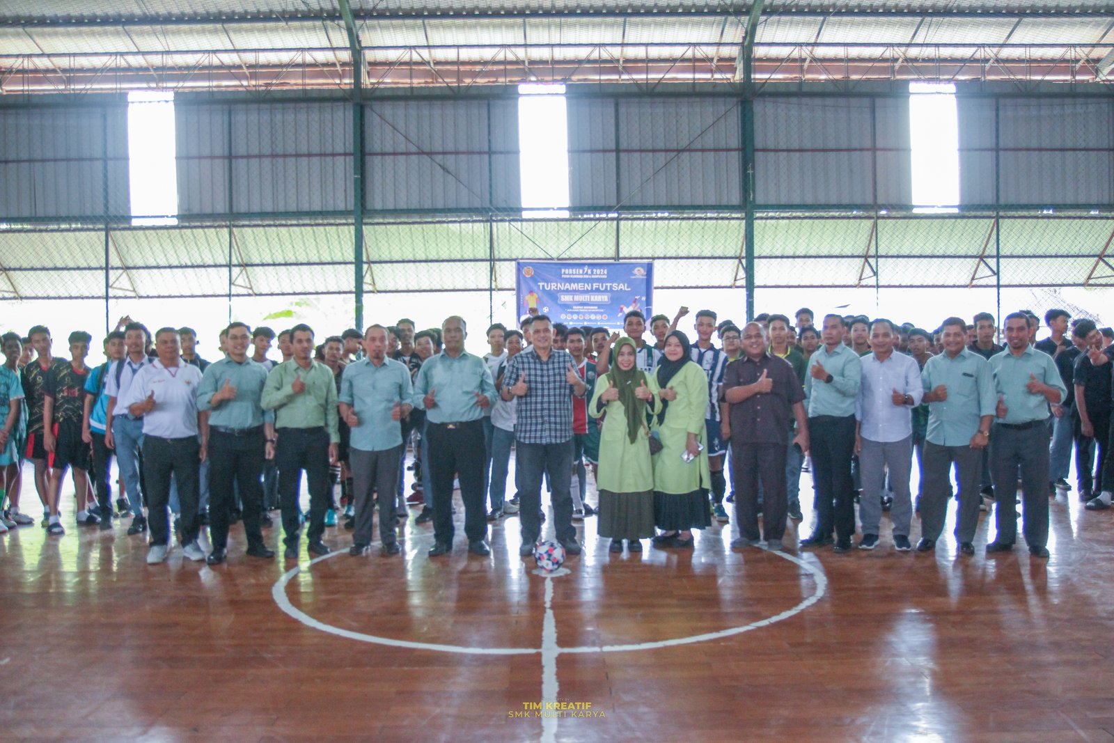 Pembukaan Turnamen Futsal Porsenik SMK Multi Karya