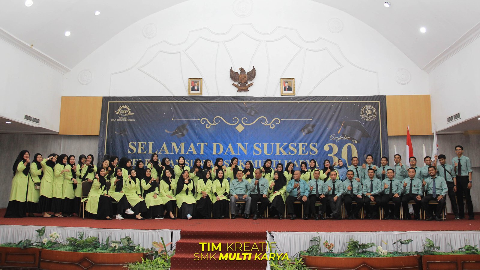 SMK MULTI KARYA MENGADAKAN PELEPASAN SISWA/I SMK MULTI KARYA ANGKATAN KE 30