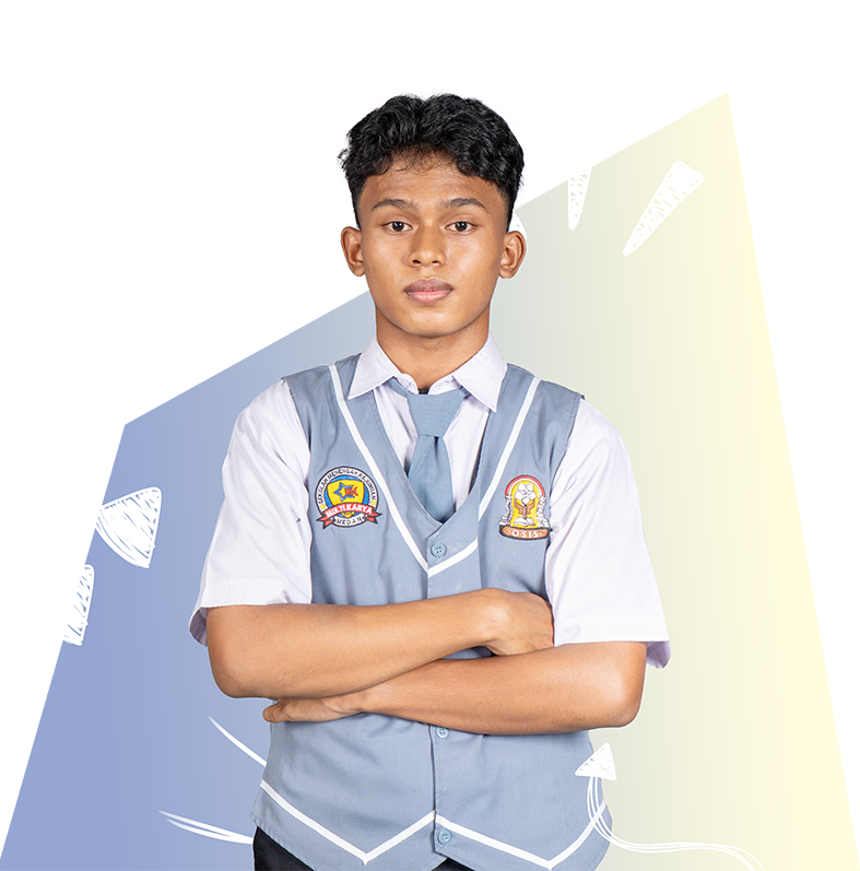 Ilustrasi pelajar menyambut perjalanan pendidikan baru